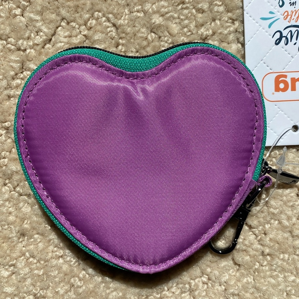 Lug Acai Berry Heart-shaped Quilted Coin Pouch - Picture 2 of 4